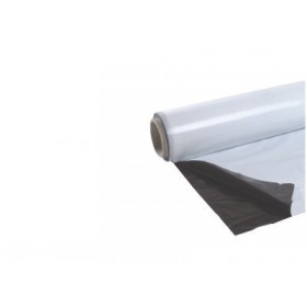 Bâche Réflechissante noir/blanc 0.07mm (2m x 25mtr)