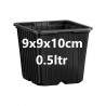 Pot Carré Desch 0.5ltr (9x9x10cm) - 1er Prix